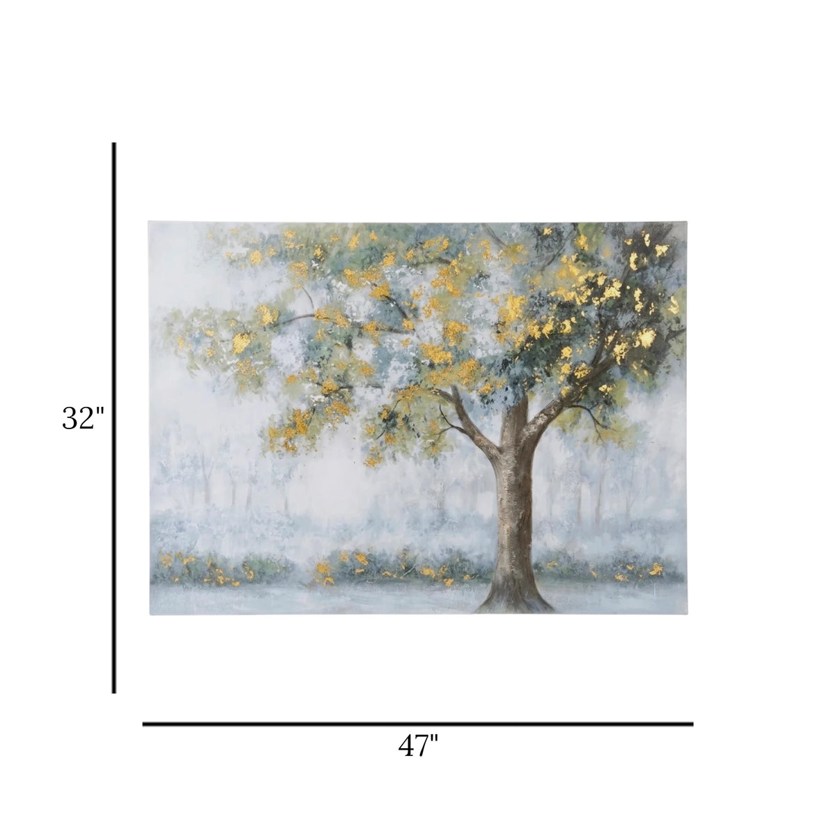 scenery frame tree glitter 47''x32'' china
