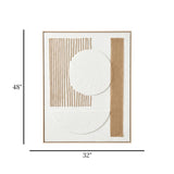 canvas art scenery frame ember textured white 48''x32'' china
