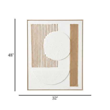 canvas art scenery frame ember textured white 48''x32'' china
