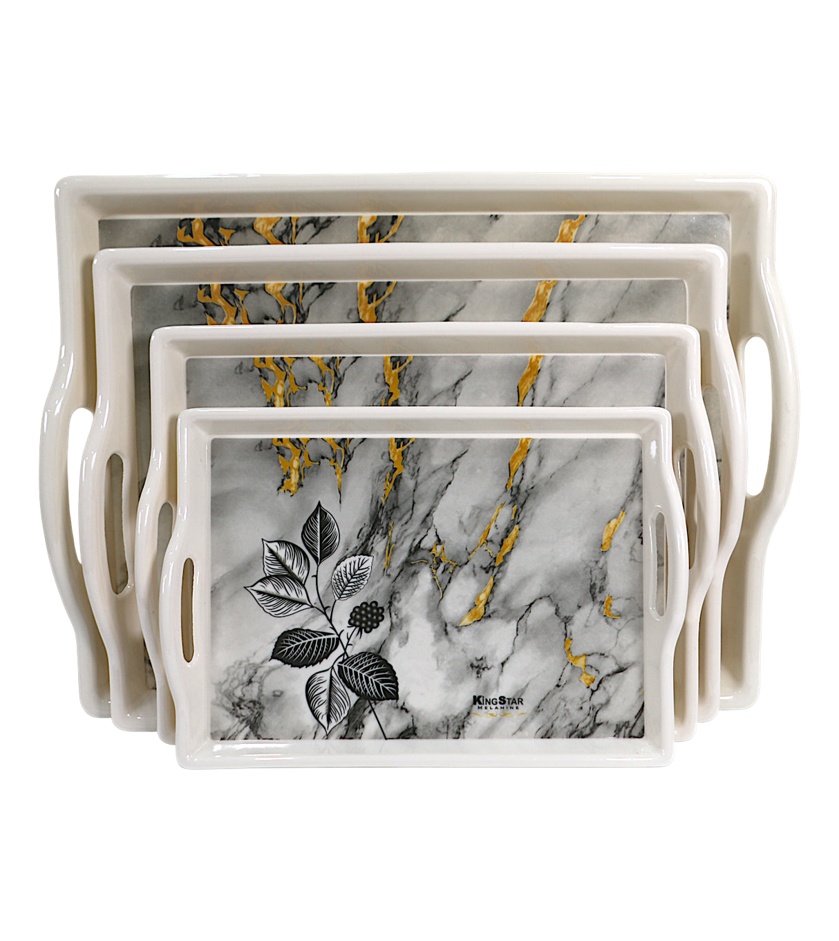 tray set 4pc bone