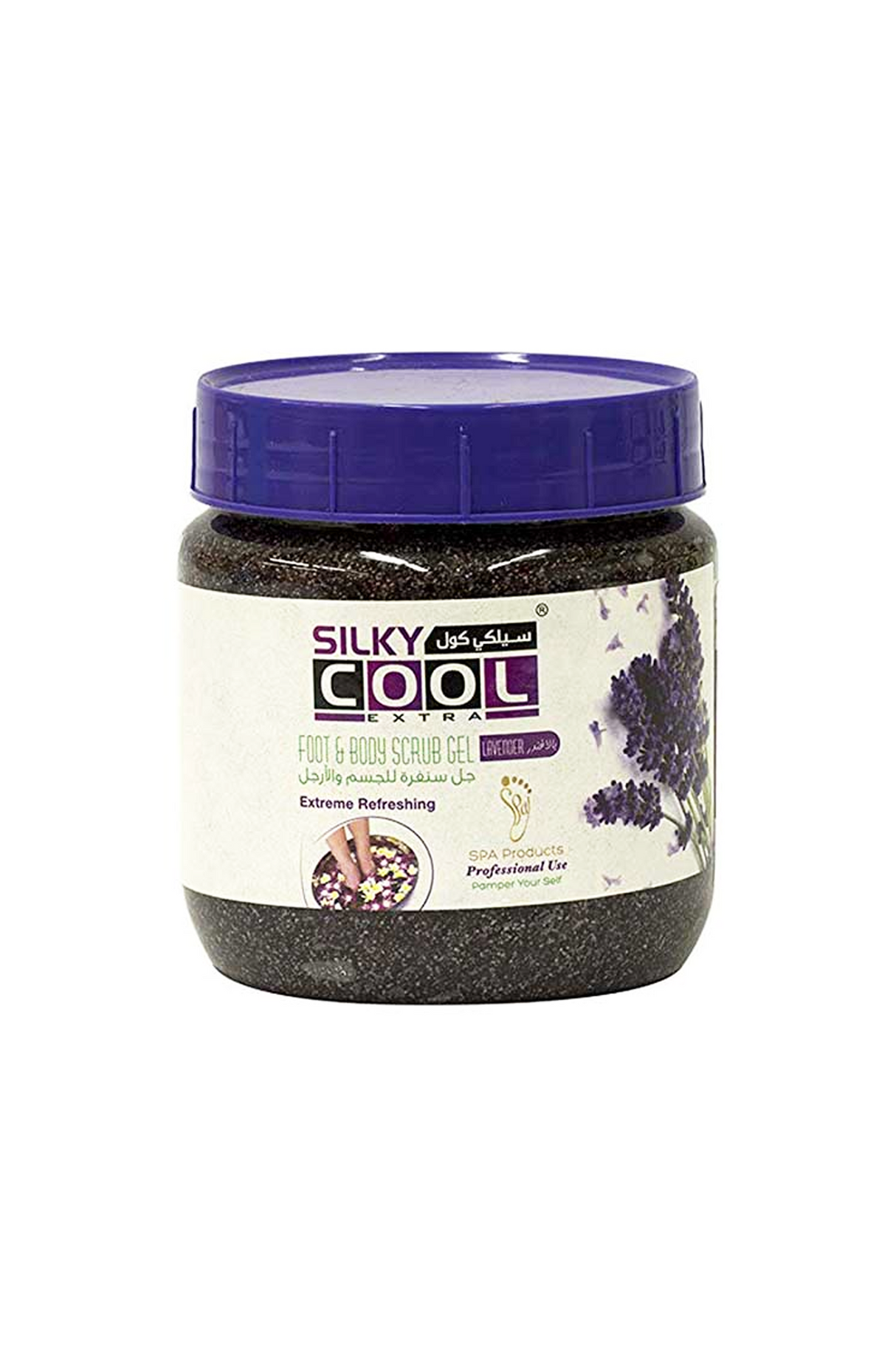 silky cool scrub lavender 500ml