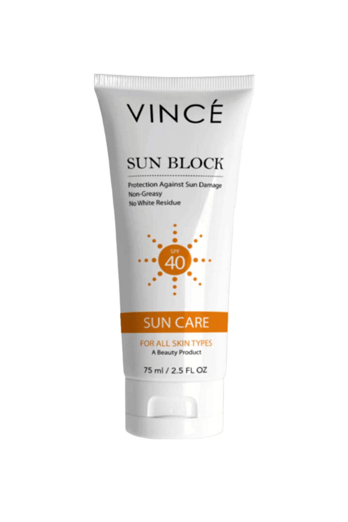 vince sunblock 75ml spf40
