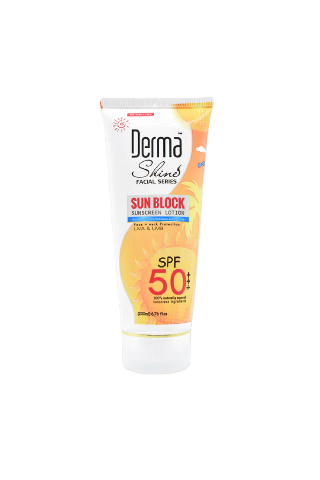 derma shine sunblock spf 50 120ml