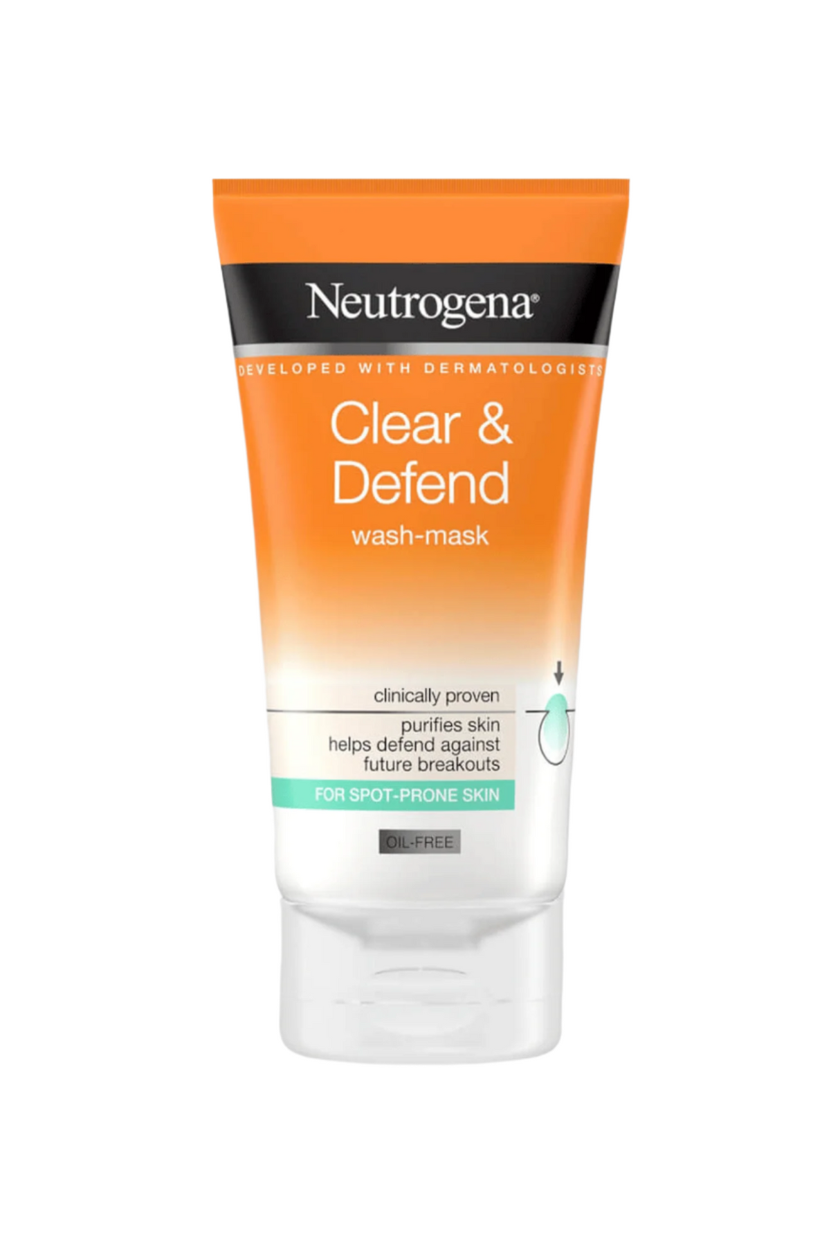 neutrogena wash mask clear & defend 150ml