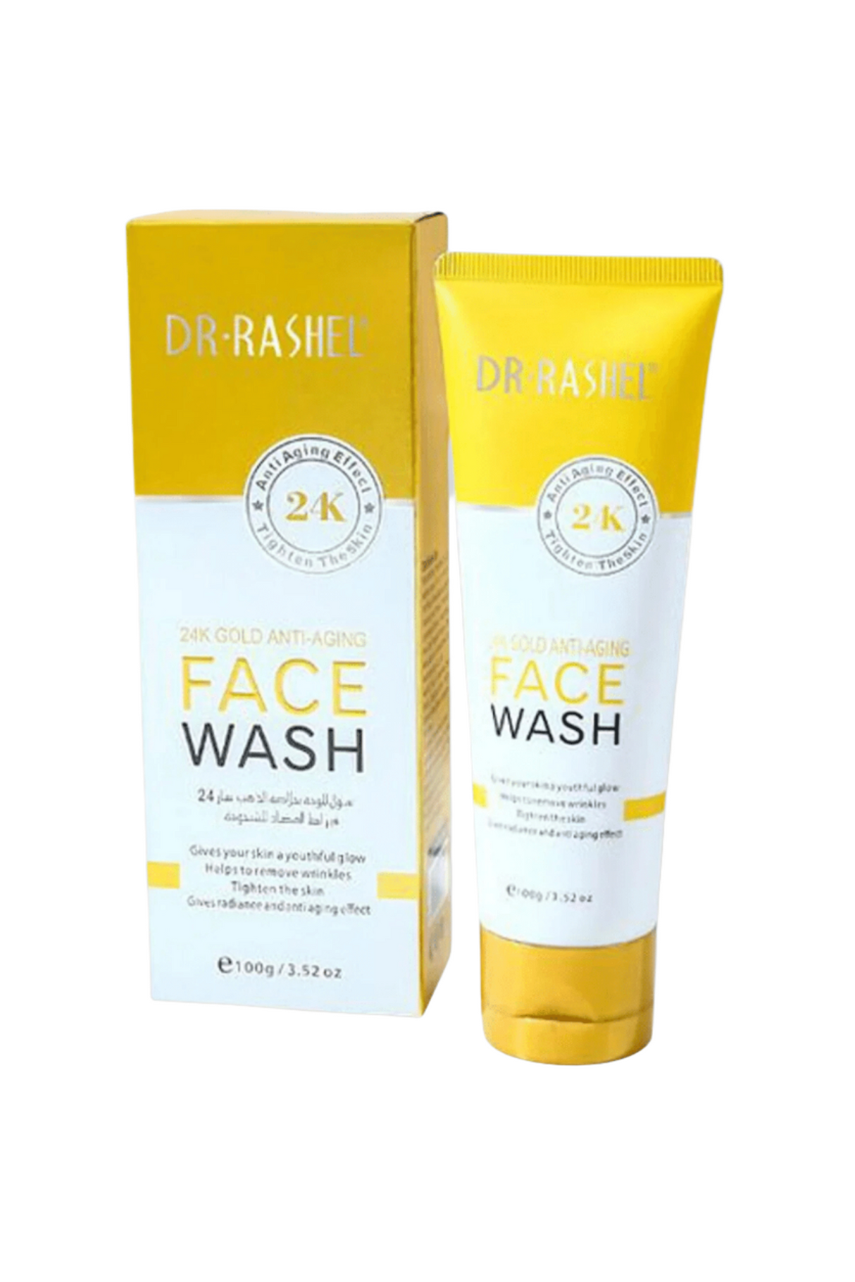 dr rashel face wash 24k gold 100g