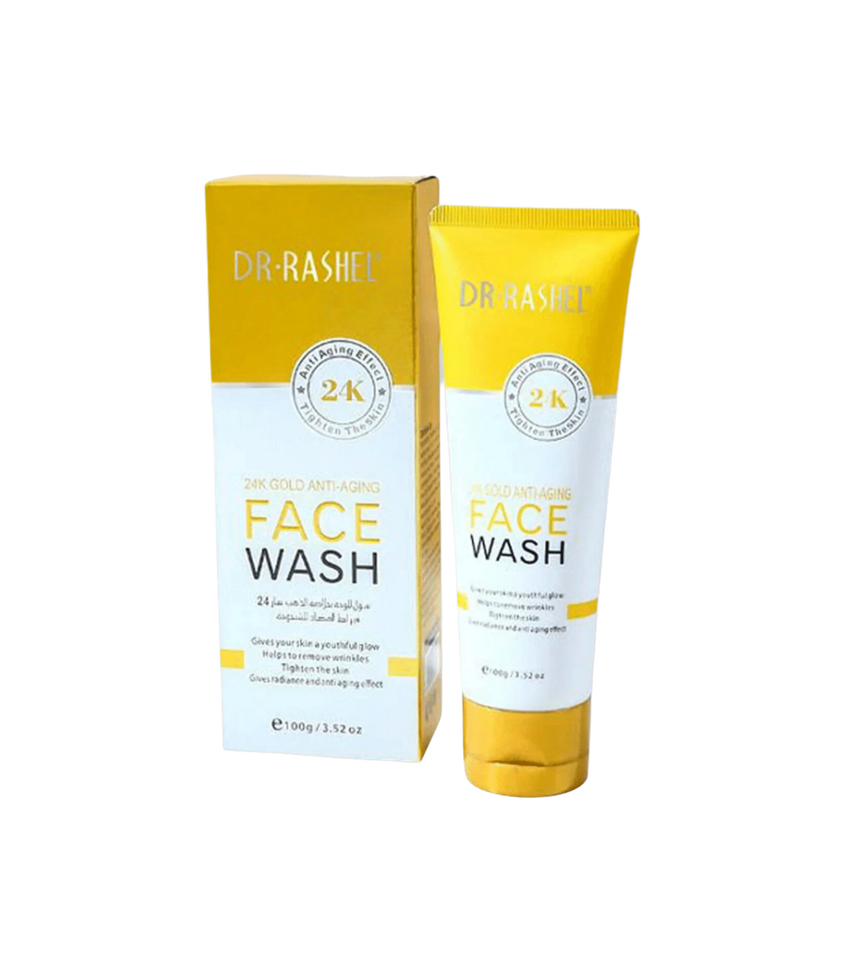 dr rashel face wash 24k gold 100g