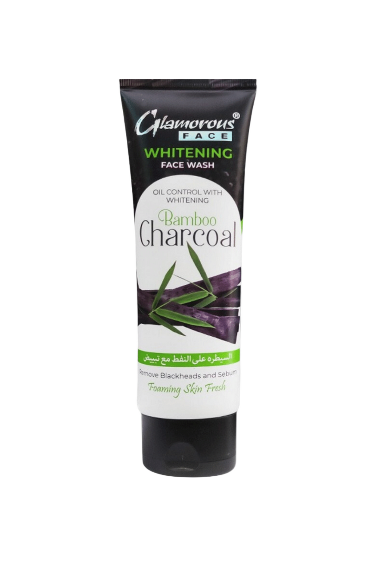 glamorous face wash bamboo charcoal 100g