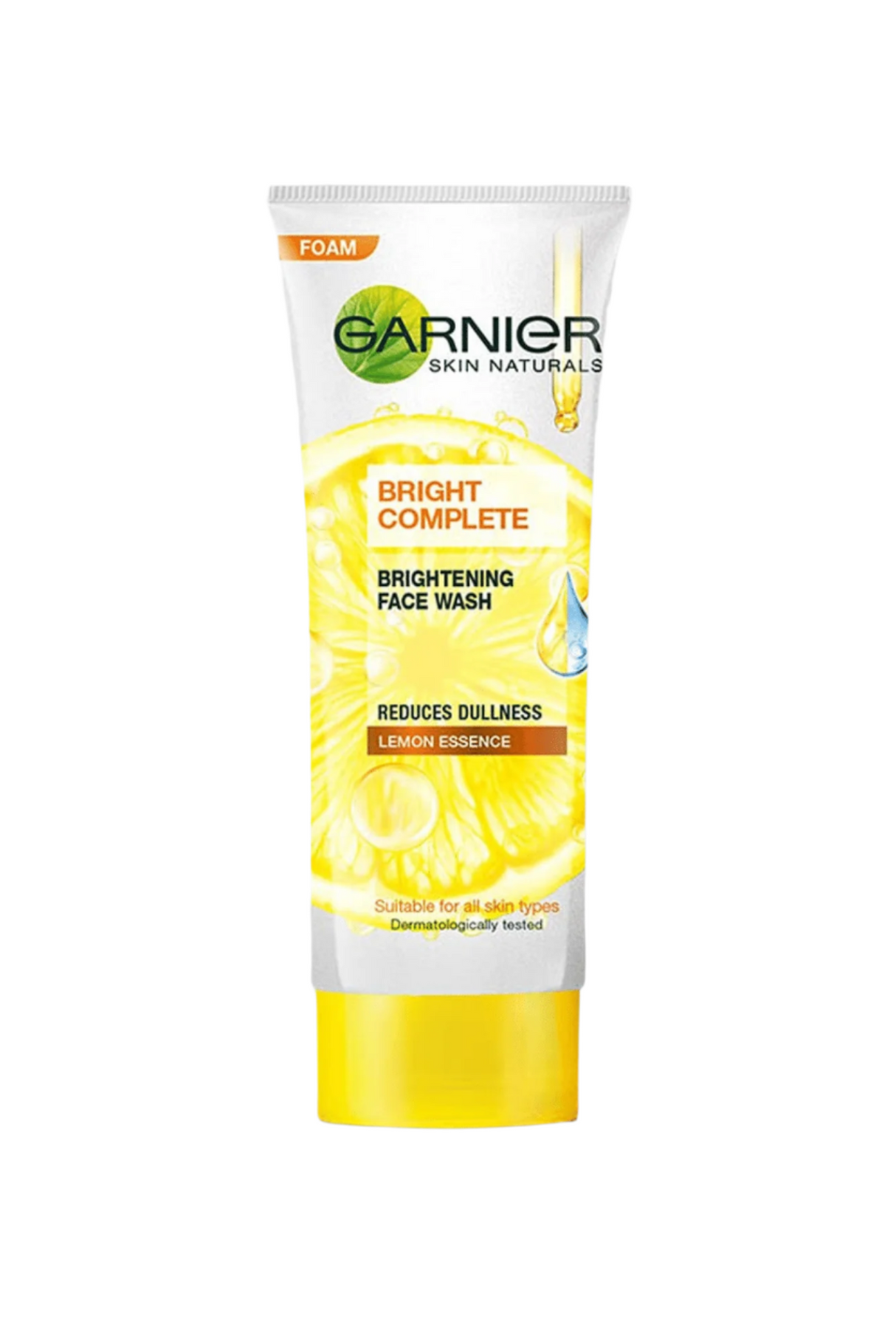 garnier face wash bright complete vitamin c&lemon 100ml