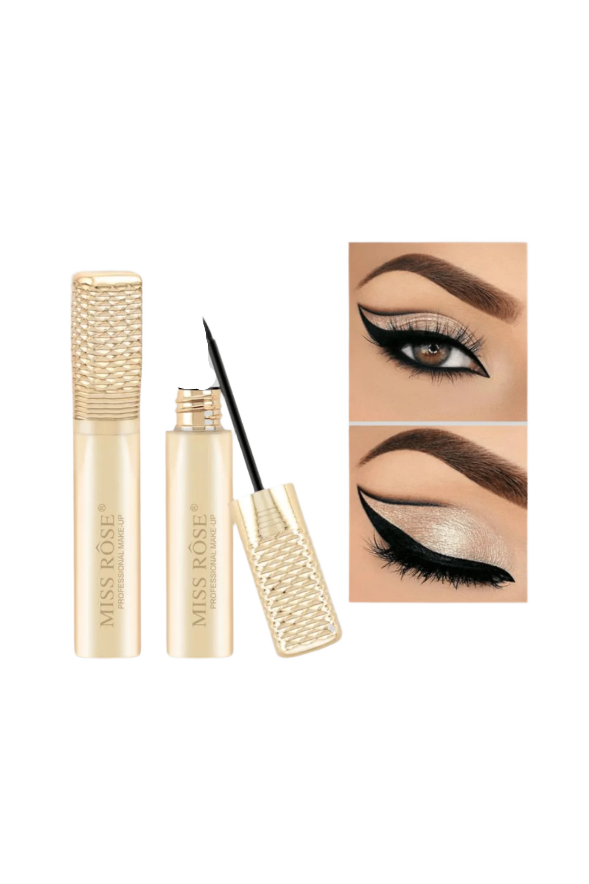 miss rose eye liner golden