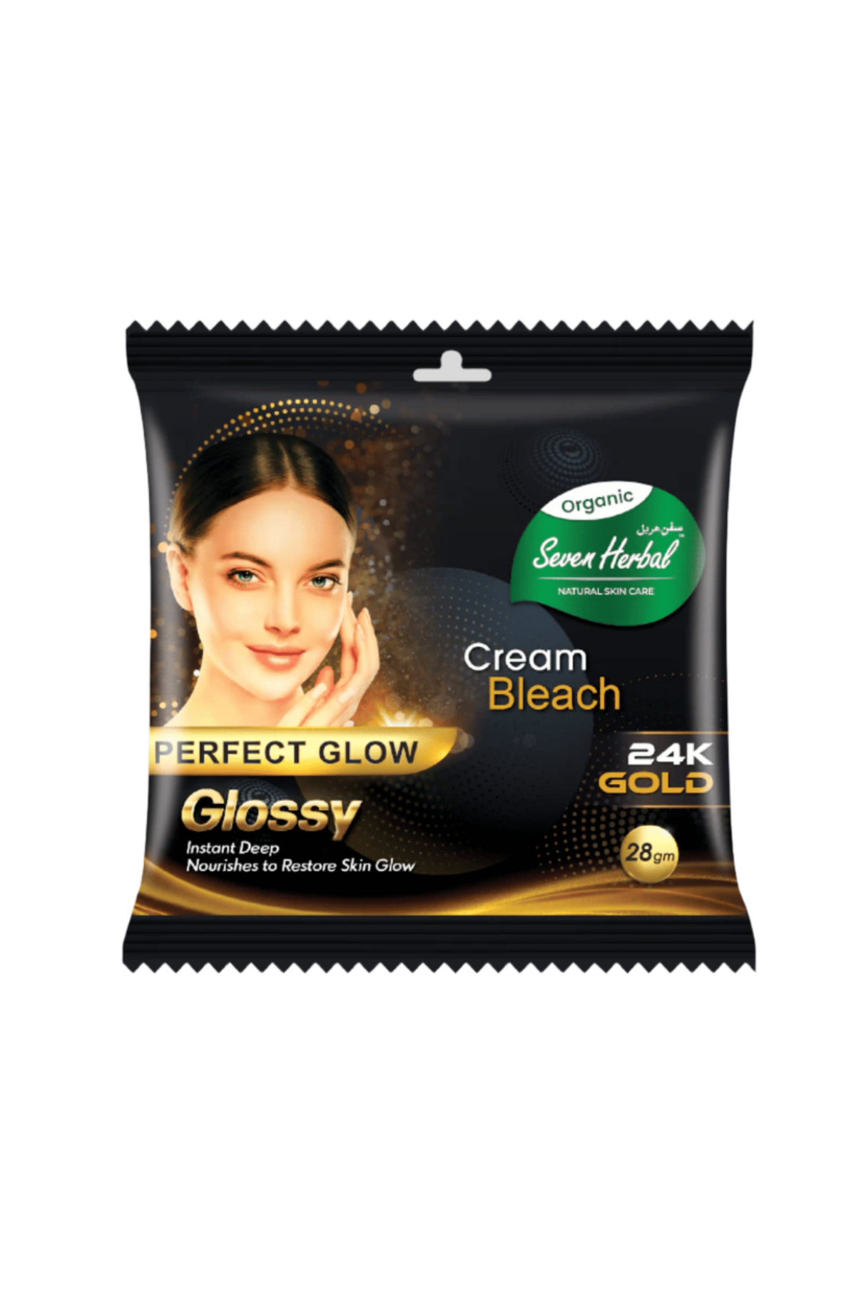 seven herbal cream bleach 28g