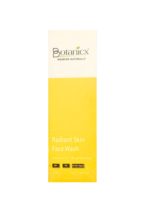 botanicx face wash radiant skin 100ml