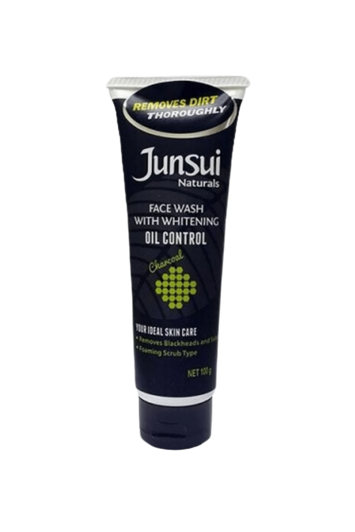 junsui face wash charcoal oil contrl 100g