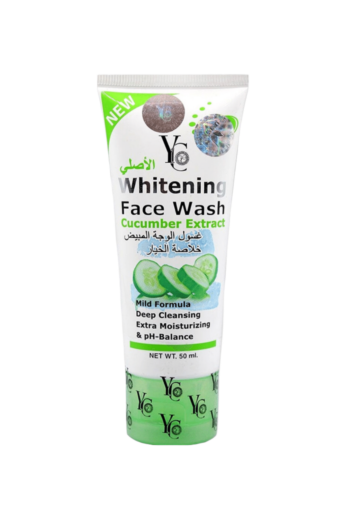yc face wash cucumber 50ml