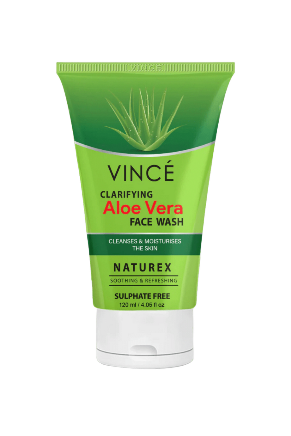 vince face wash aloe vera 120ml