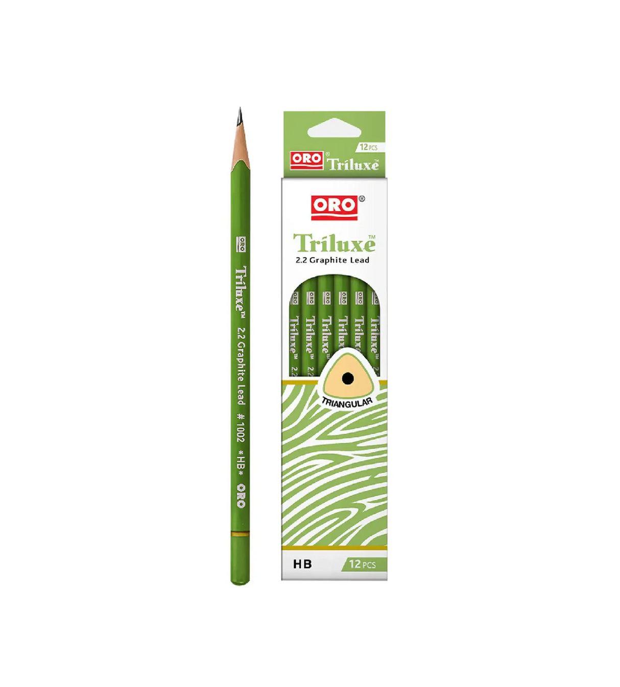oro triluxe pencil 12pc 2.2 graphite led 1002
