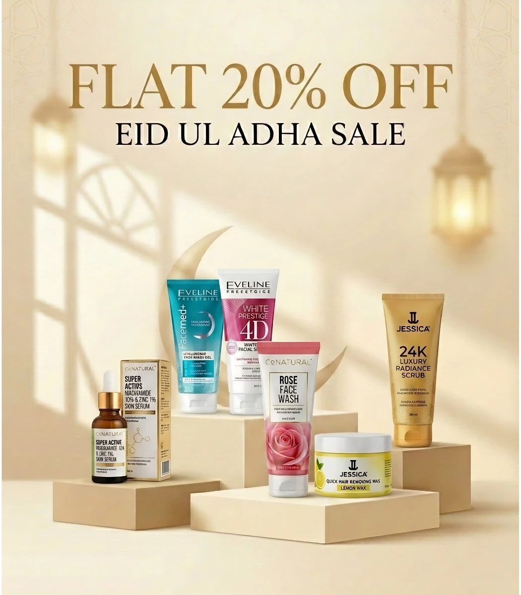 Flat 20% off on Cosmetics