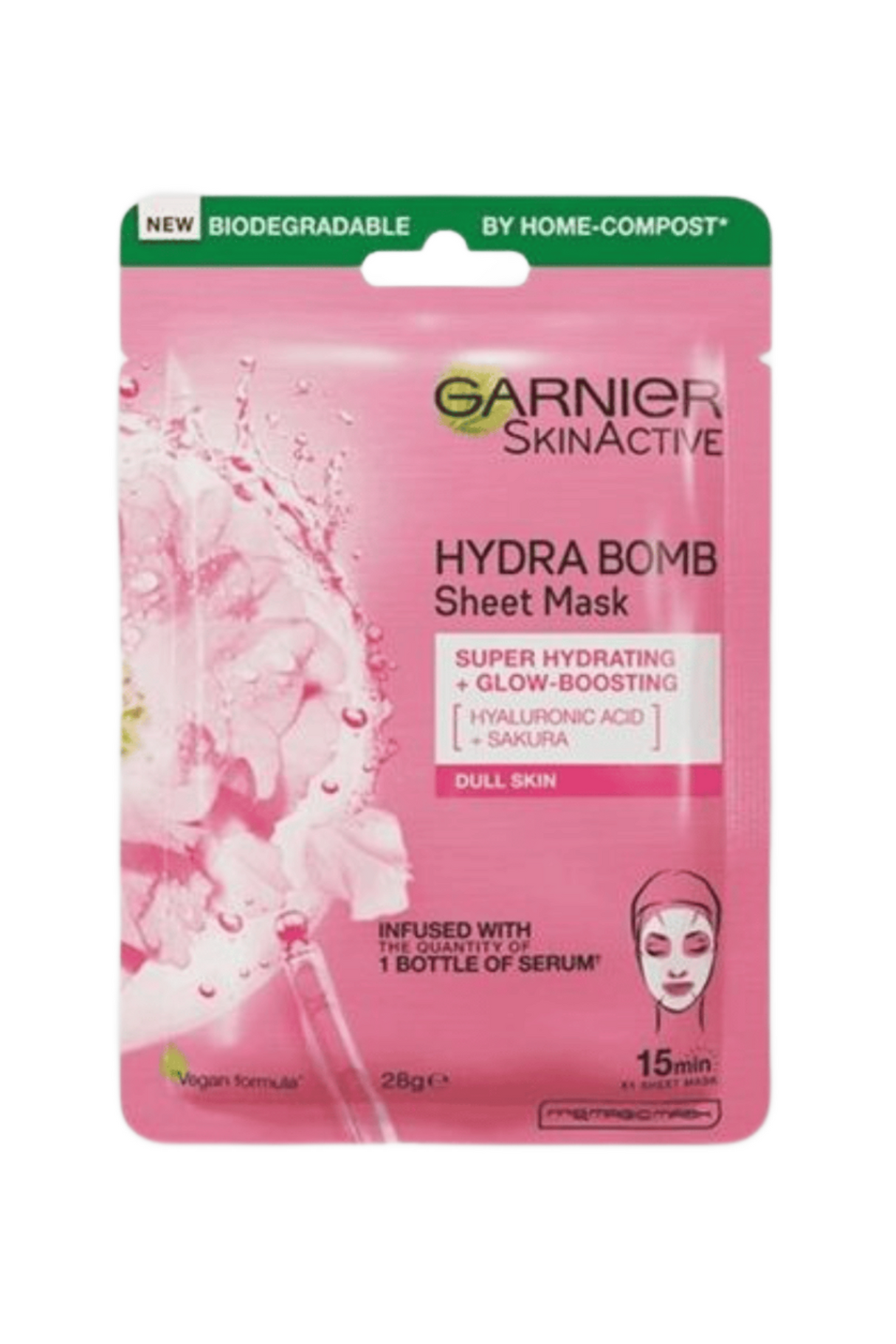 garnier sheet mask glow boosting 28g