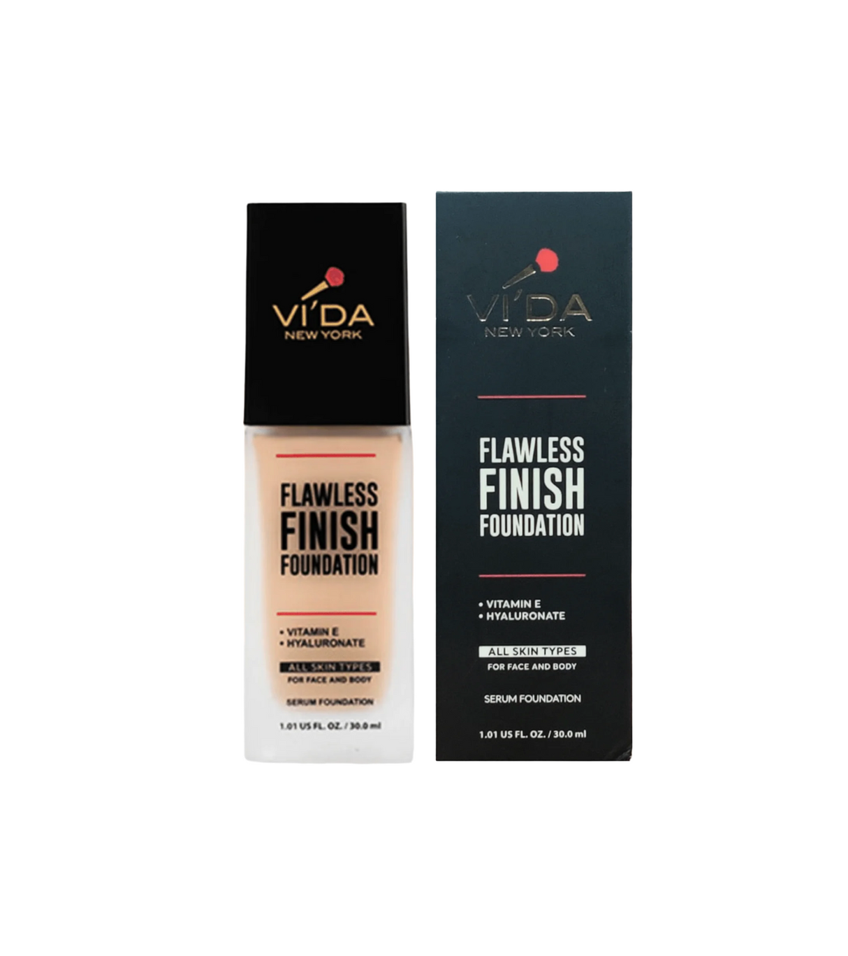 vida foundation flawless finish 001 30ml