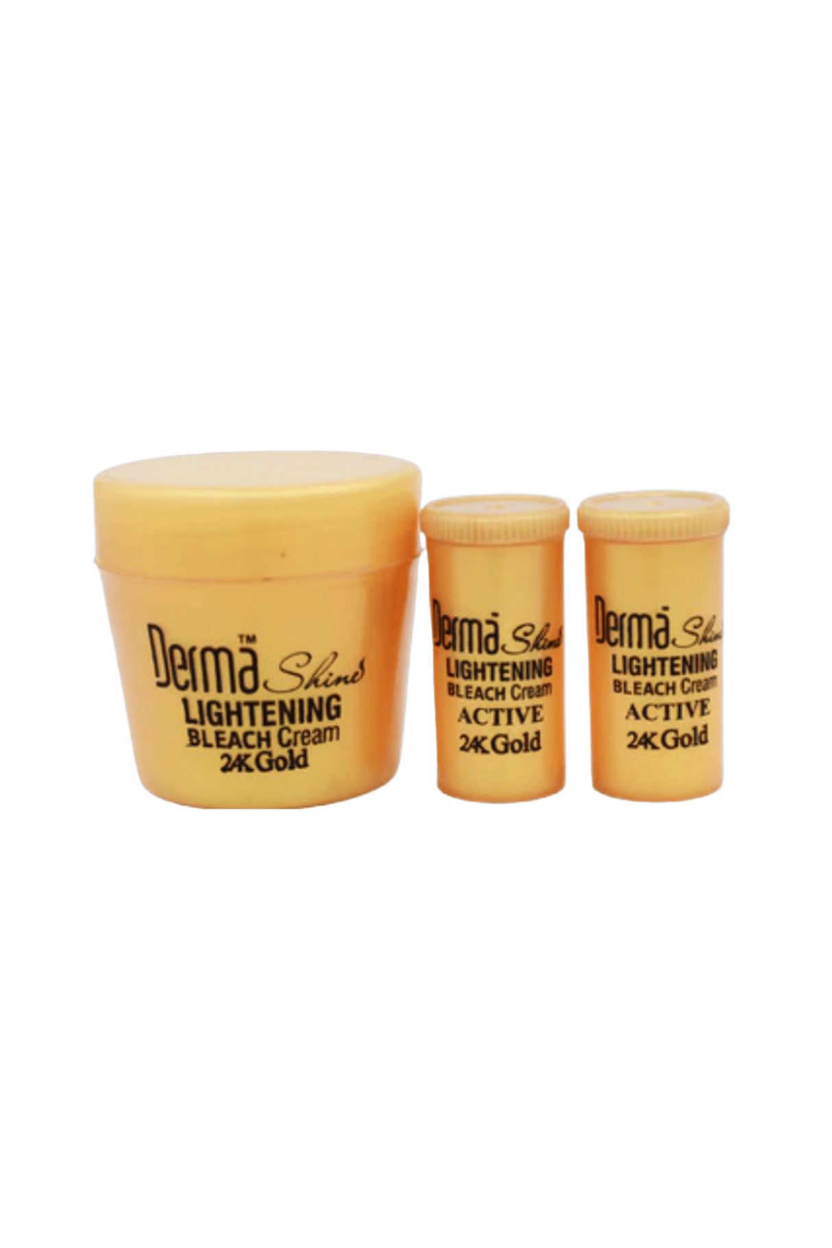 derma shine lightening bleach cream 24k 60g