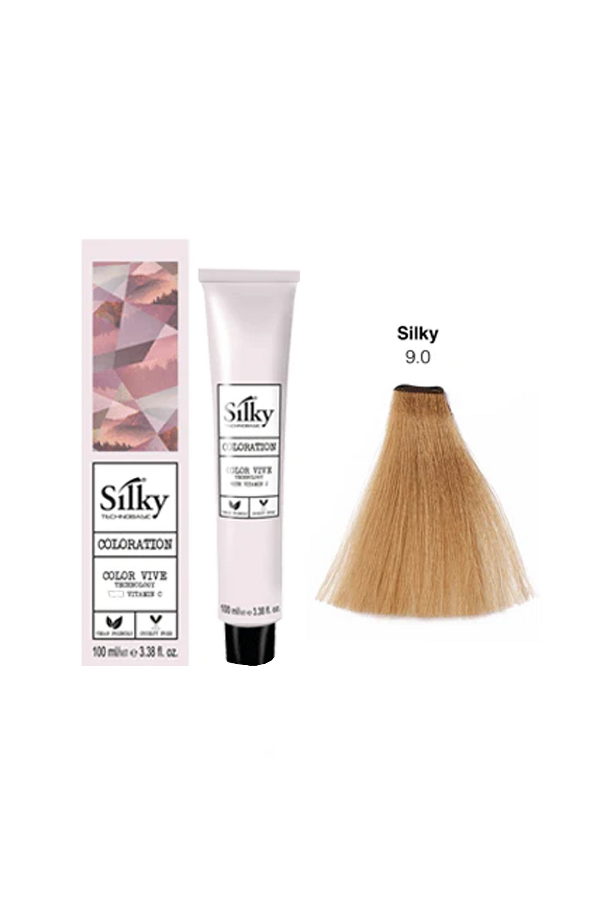 silky hair color 9.0 100ml