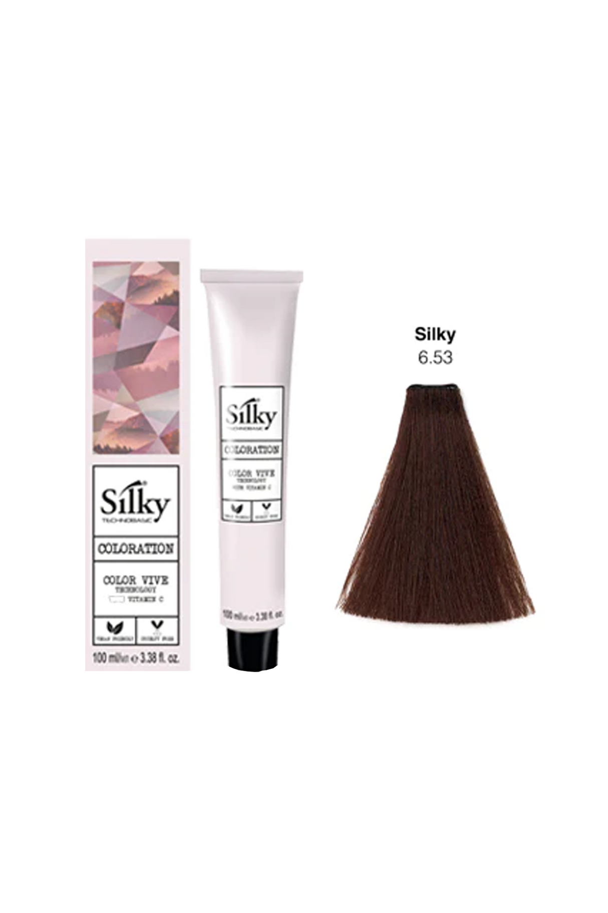 silky hair color 6.53 100ml