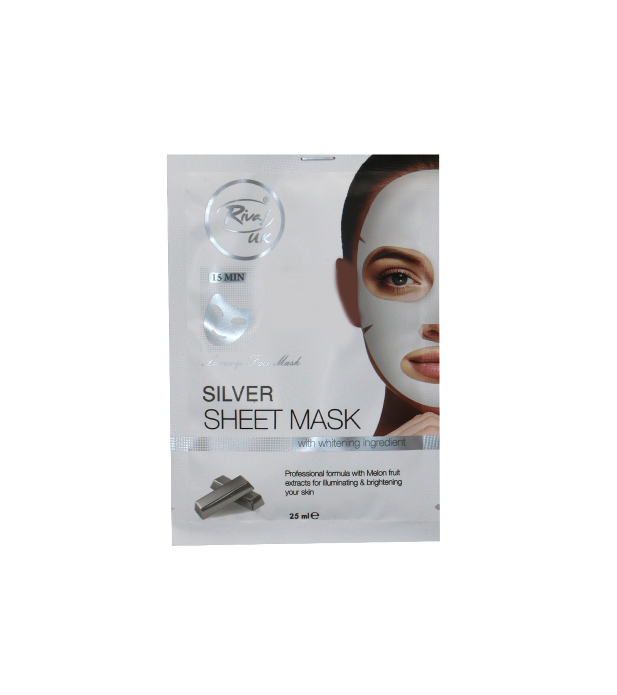 rivaj sheet mask silver 25ml