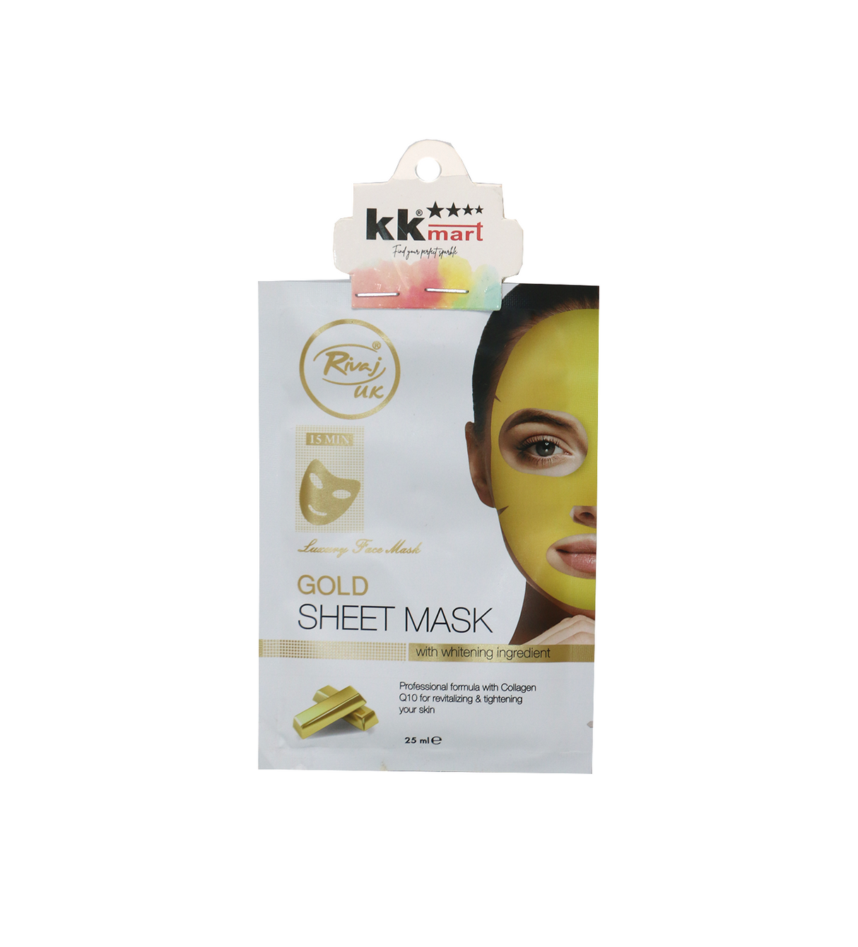 rivaj sheet mask gold 25ml
