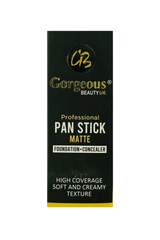 gorgeous beauty pan stick matte honey beige 406