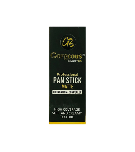 gorgeous beauty pan stick matte natural fair 402