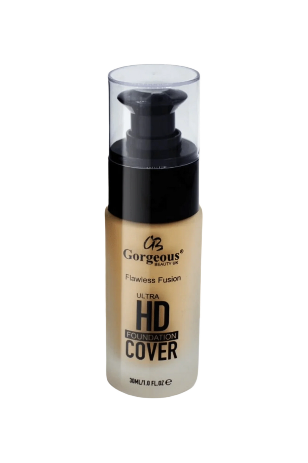 gorgeous beauty hd foundation nude almond 30ml