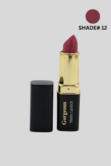 gorgeous beauty lipstick matte 12