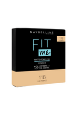 maybelline face powder fit me 118