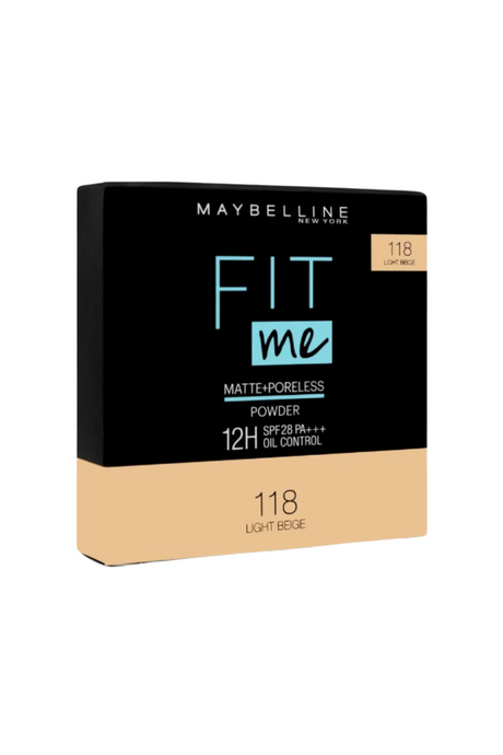 maybelline face powder fit me 118