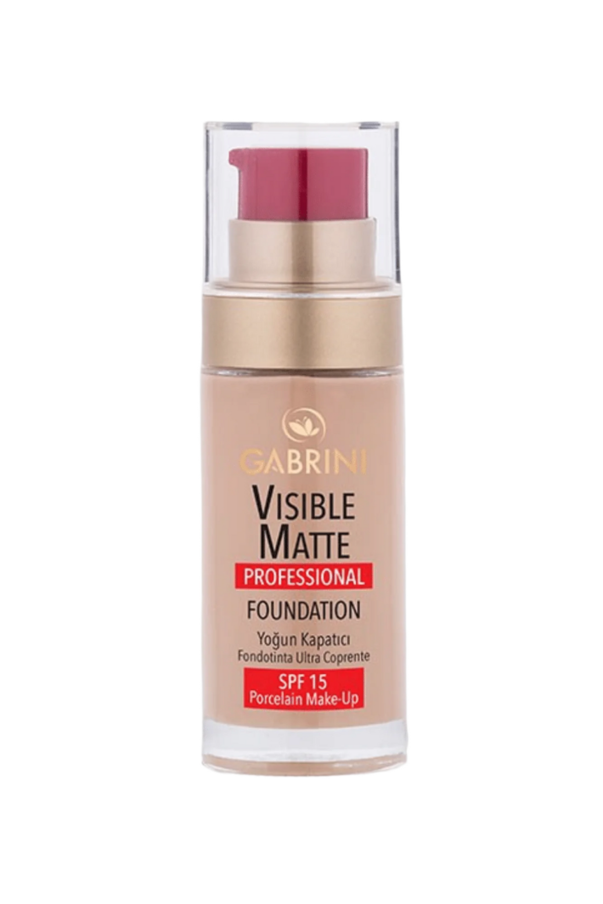 gabrini foundation visible matte 02 30ml