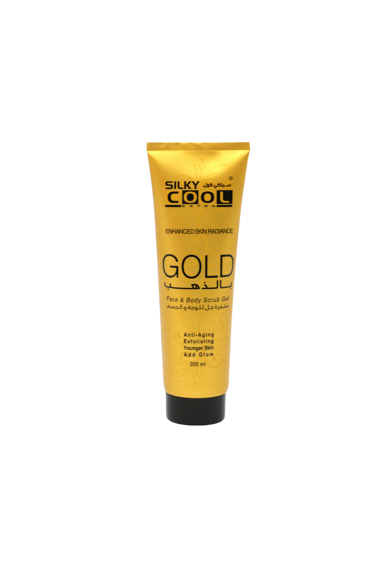 silky cool scrub gold tube 200ml
