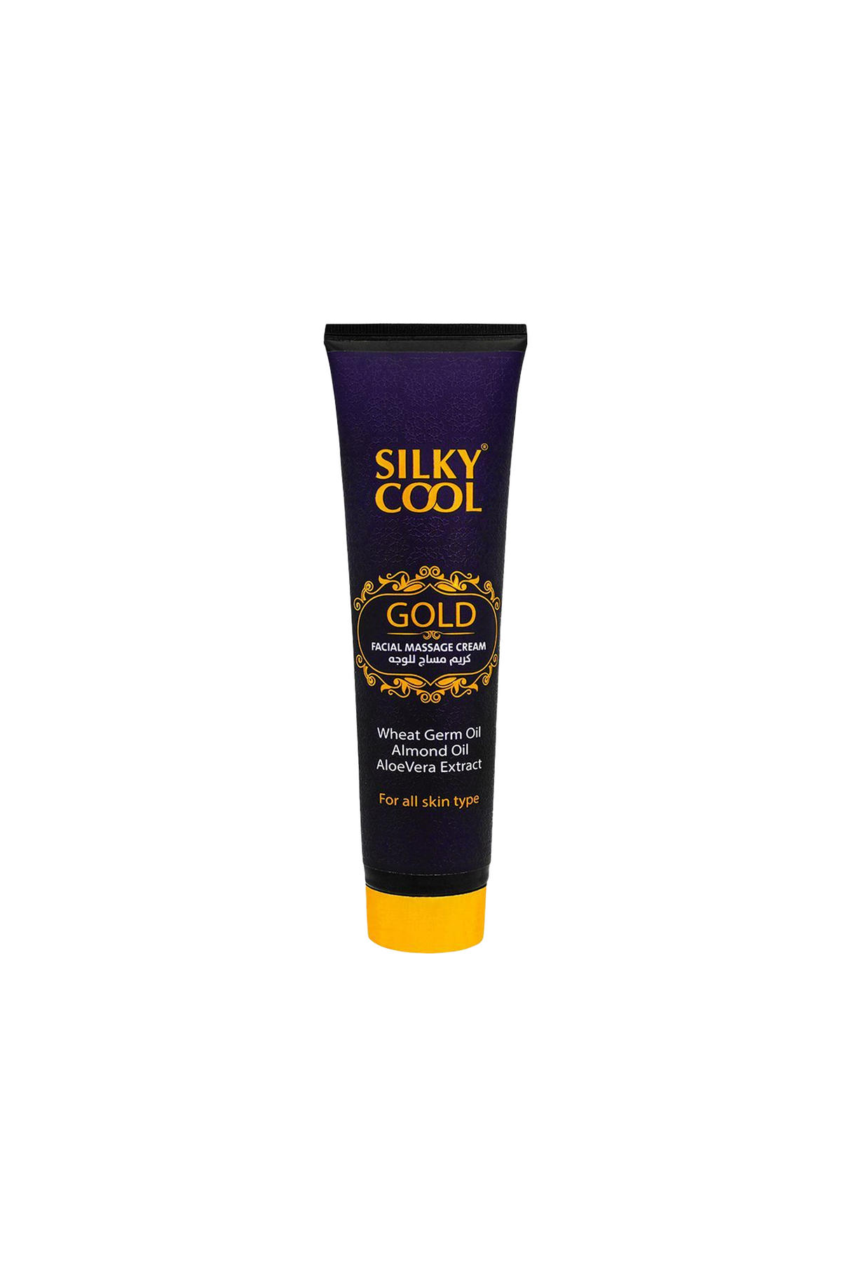 silky cool massage cream gold tube 140ml