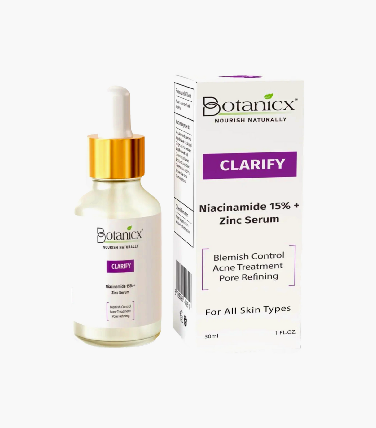 botanicx serum niacinamide+zinc 30ml