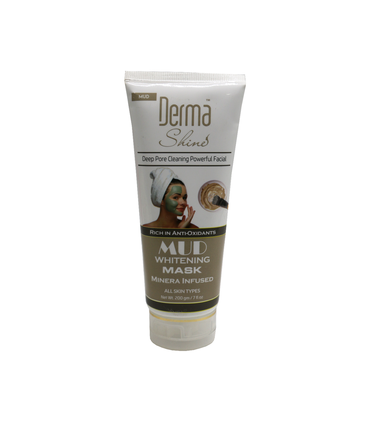 derma shine mud mask 200gm