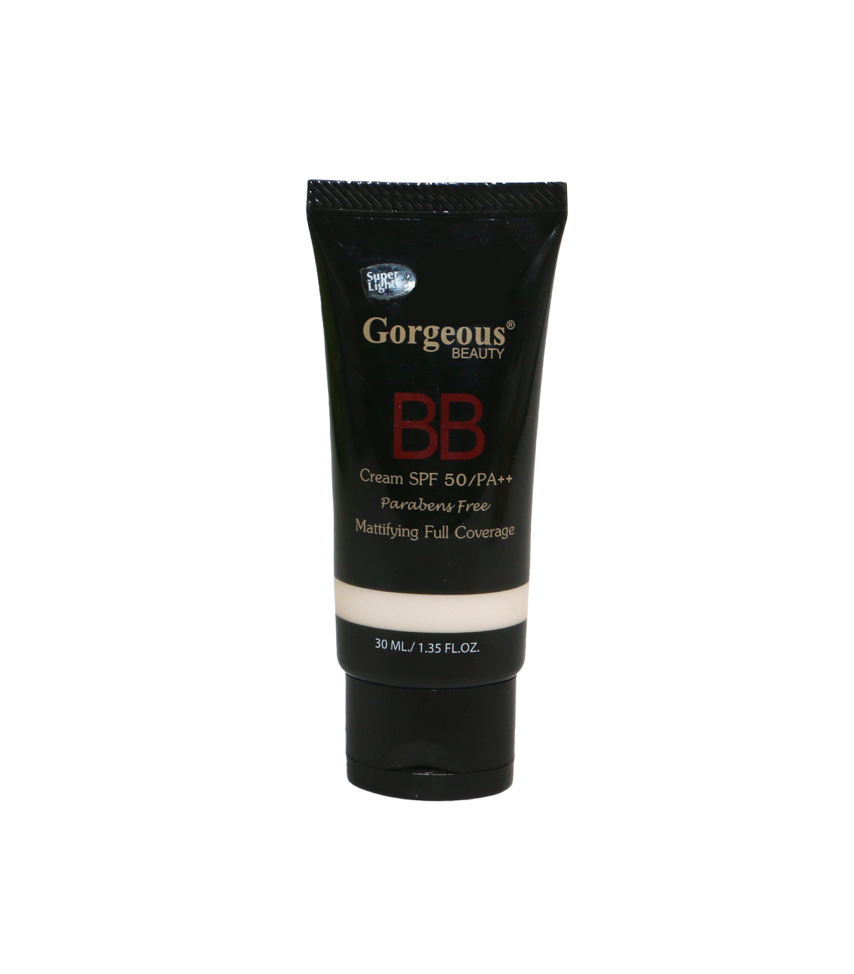 gorgeous beauty bb cream 30ml super light