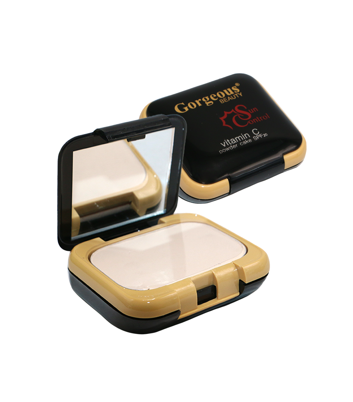 gorgeous beauty vitamin c powder cake super light