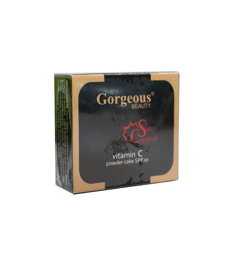 gorgeous beauty vitamin c powder cake super light