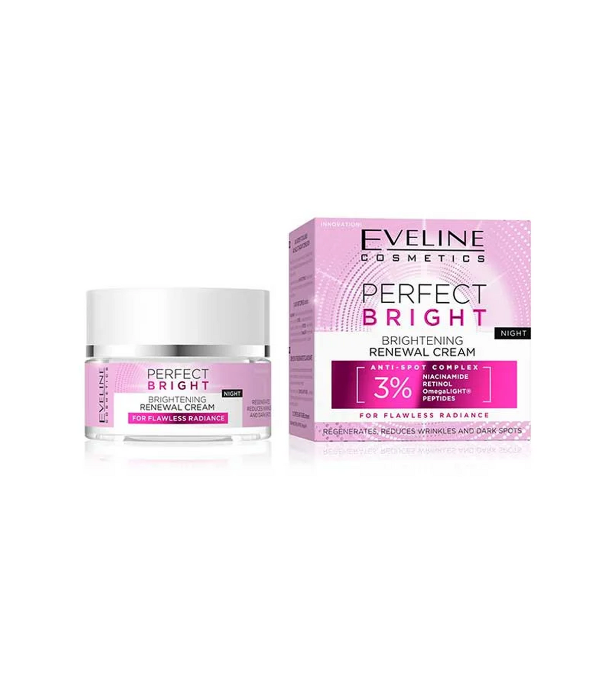 eveline night cream perfect bright 50ml