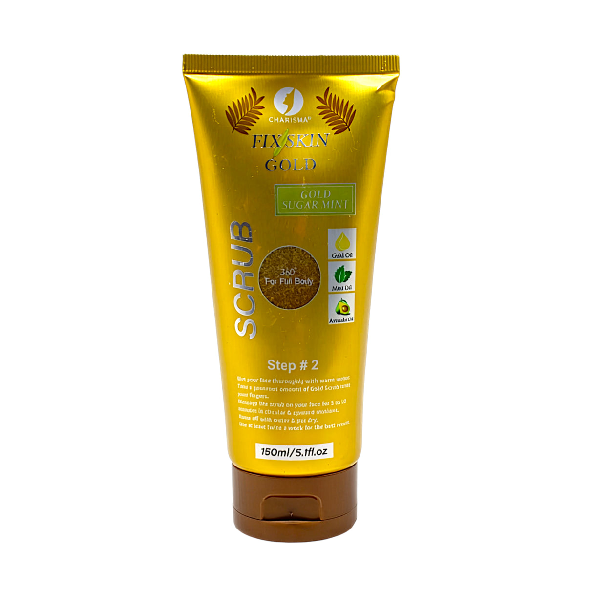 charisma gold scrub mint 150ml