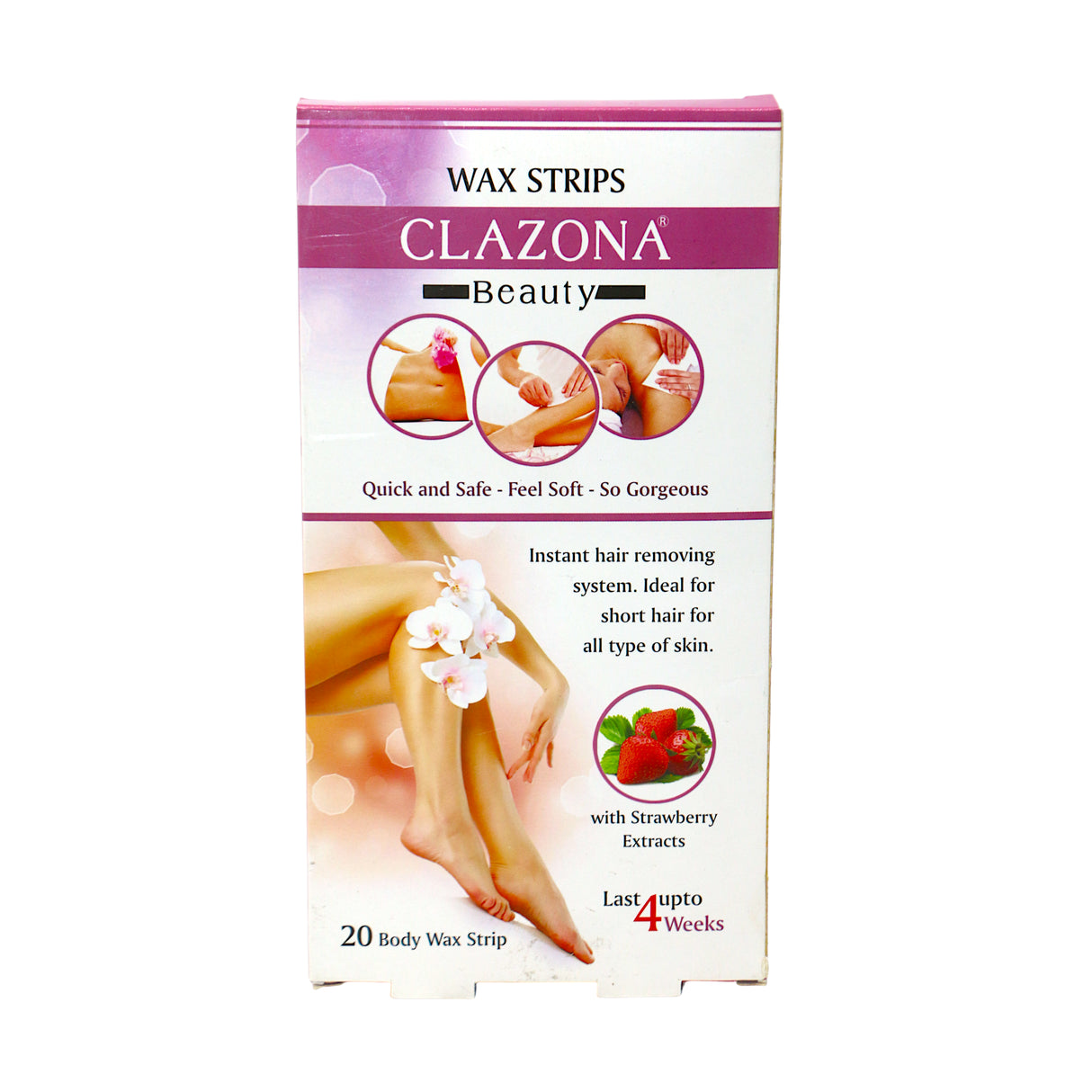 clazona wax strips 20pcs