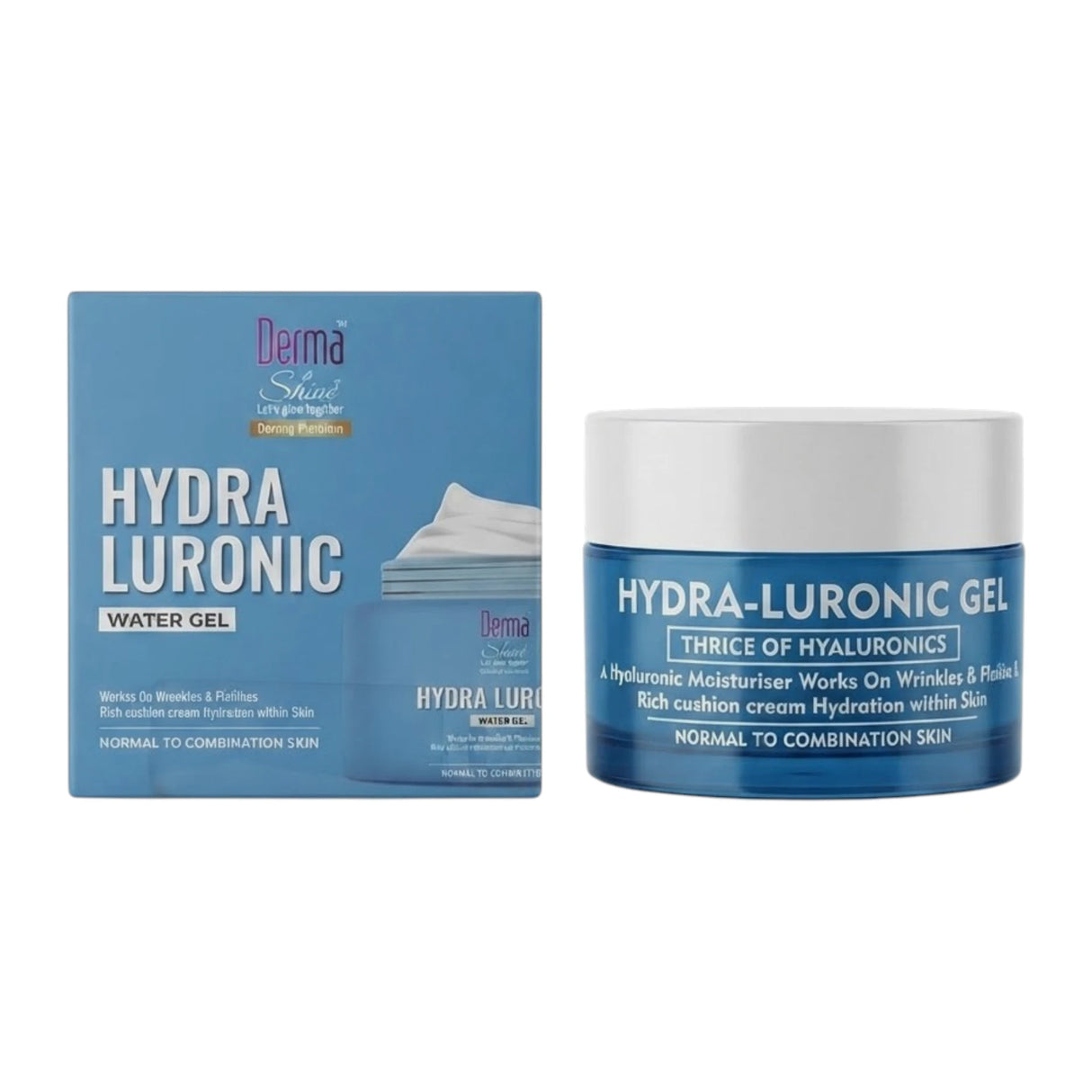 derma shine water gel hydra luronic 50ml