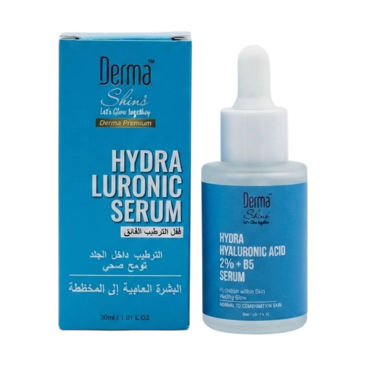 derma shine serum hydra luronic 30ml pak