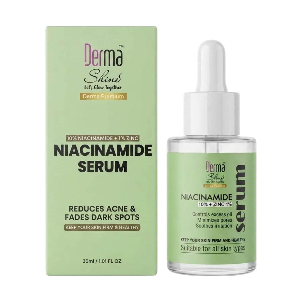 derma shine serum niacinamide 30ml pak