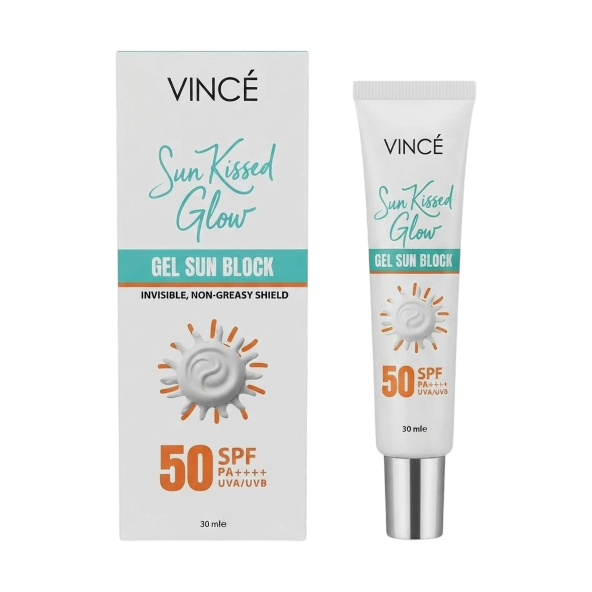 vince sun kissed gel sunblock 50spf 30ml