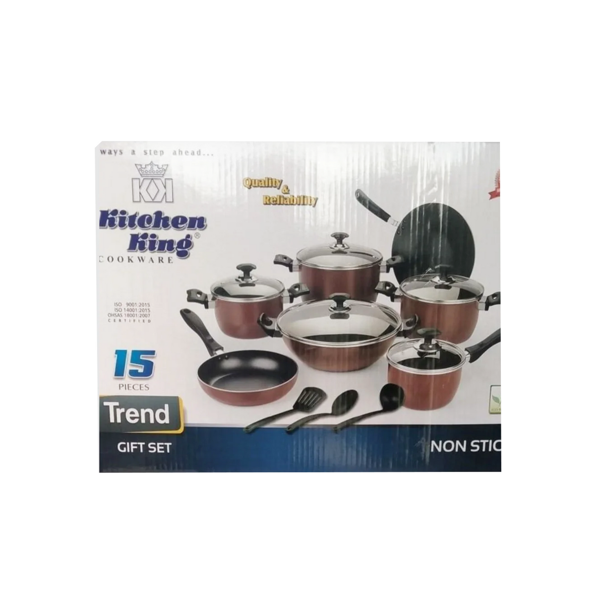 kitchen king nonstick kitchen set 15pc pak trend