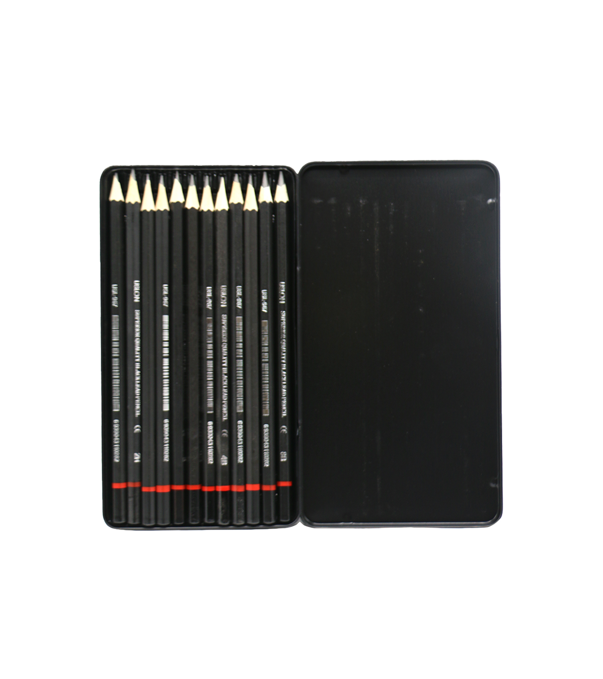 uslon graded pencil 12pc tin pack